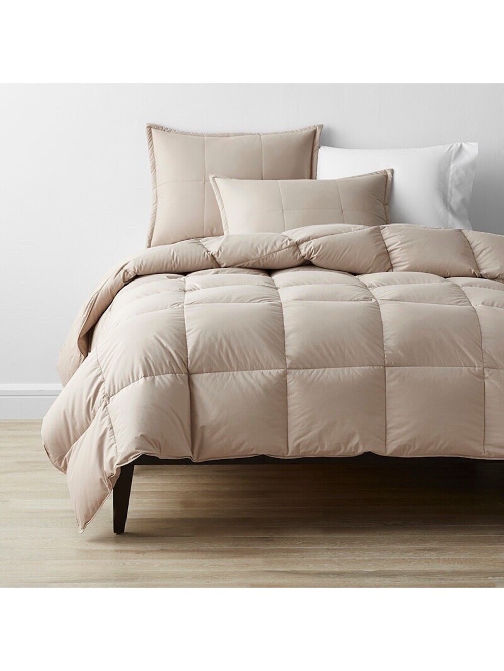 The Company Store LaCrosse RDS Down Comforter Queen Feather Tan Medium